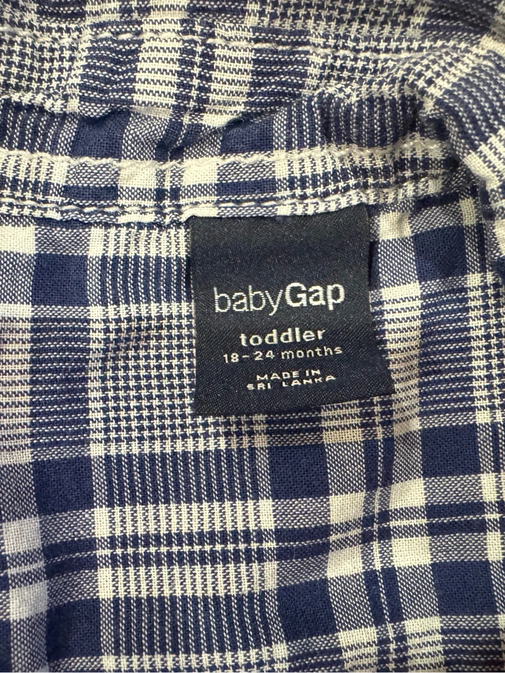 The Children's Place Coral & Navy Plaid Shirt Duo